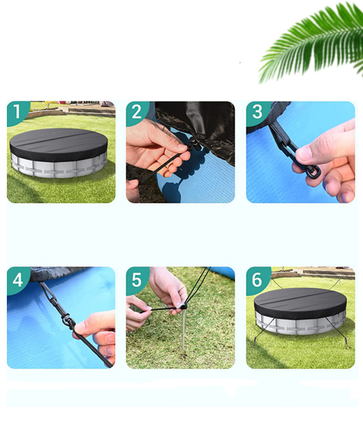 24' Winter Round Pool Cover, Swimming Pool Cover