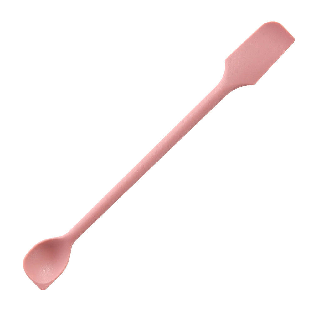Mini Silicone Double End Jar Spatular Spoon Scraper For Scooping And Scraping