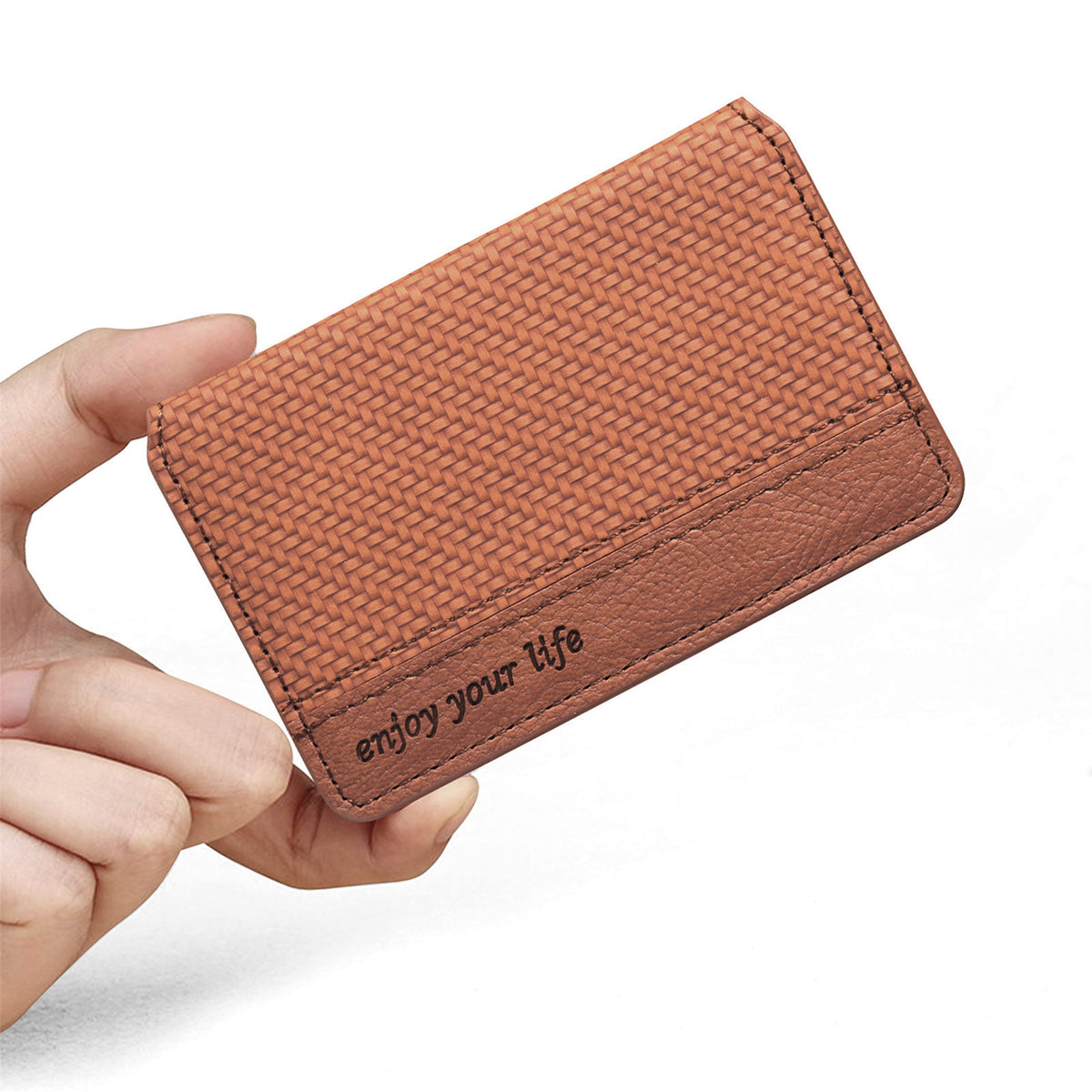 Stick-on Phone Wallet, Slim Expandable Credit Card Pocket