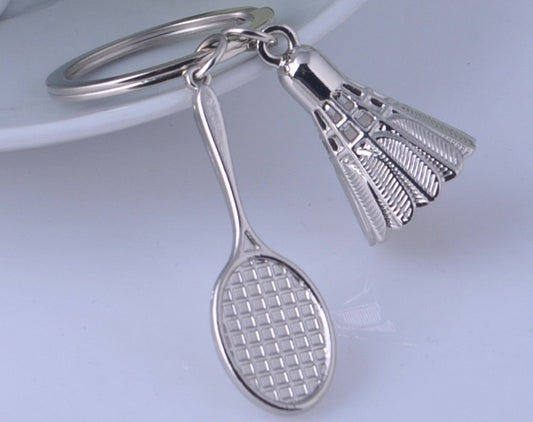 Badminton Key Chain