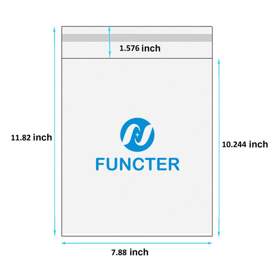 7.88 x 11.82" Self Sealing Cellophane Bags