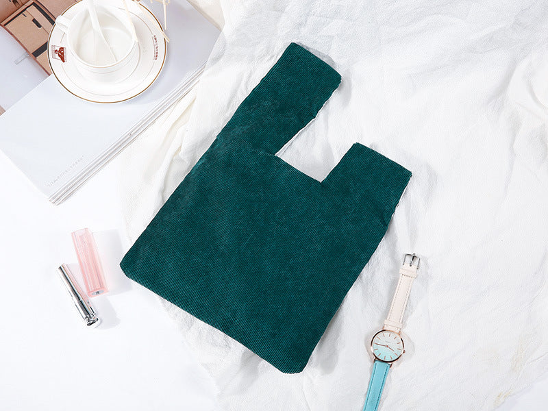 Corduroy Wrist Bag
