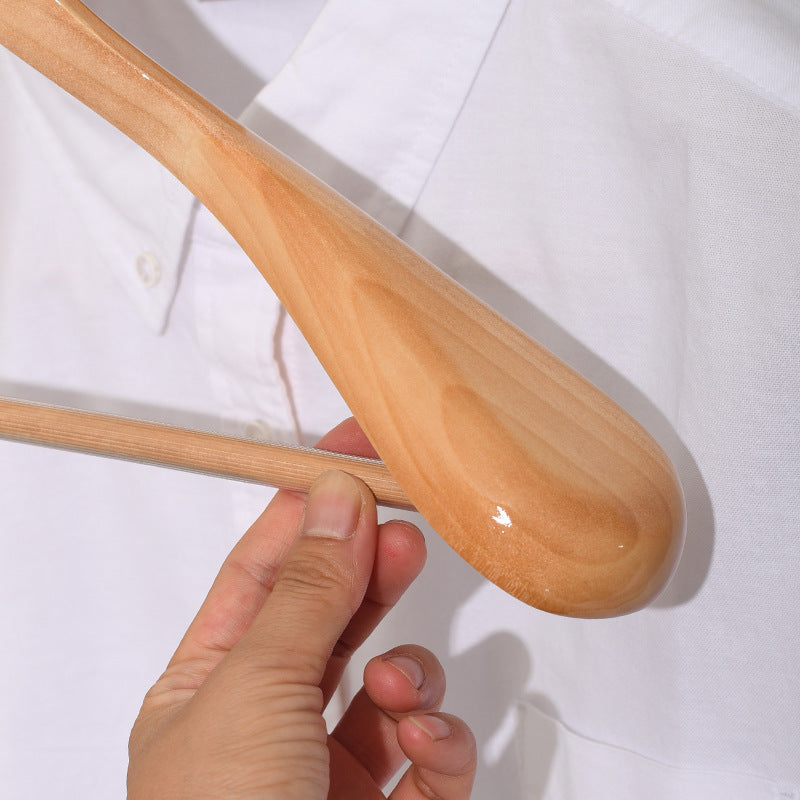 17.5" Wide Shoulder Wooden Hangers Suit Hangers Coat Hangers Heavy Clothes Hangers