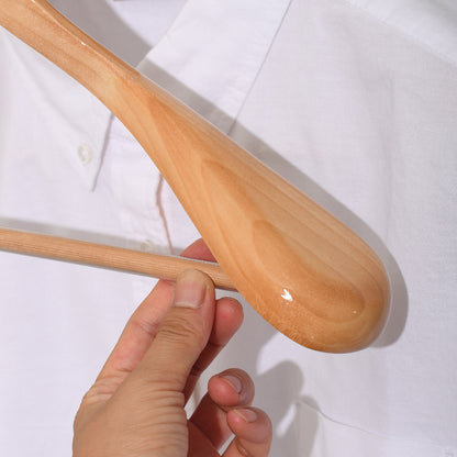 17.5" Wide Shoulder Wooden Hangers Suit Hangers Coat Hangers Heavy Clothes Hangers