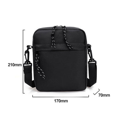 Mens Oxford Crossbody Bag Sling Bag Chest Shoulder Messenger Bag Mini Backpack