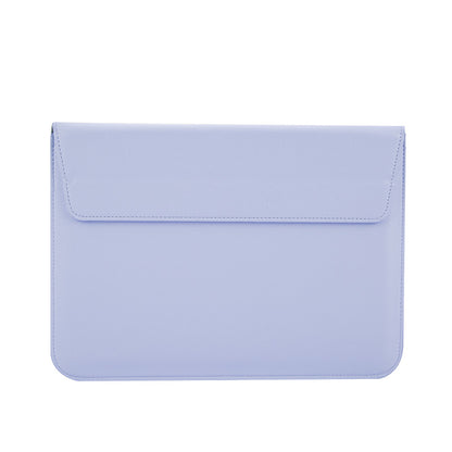 13" PU Leather Laptop Sleeve Foldable Stand With Magnetic Closure