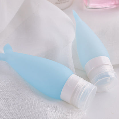 3 OZ Travel Split Bottles TSA Approved with Label Silicone BPA Free Refillable Cosmetic Container