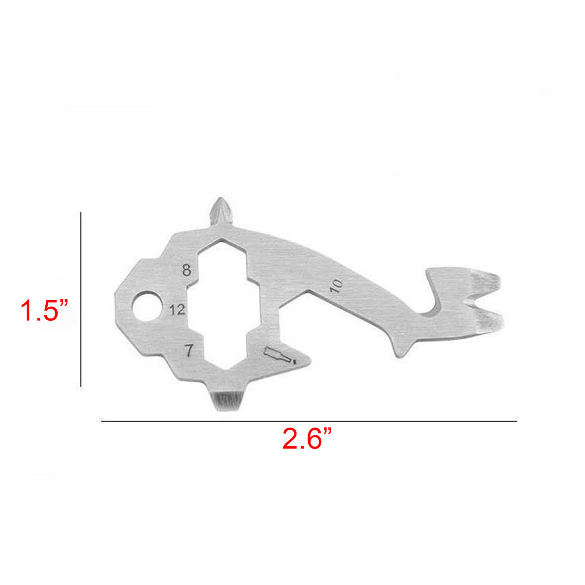 Stainless Steel Giraffe Shape Pocket Tool Card