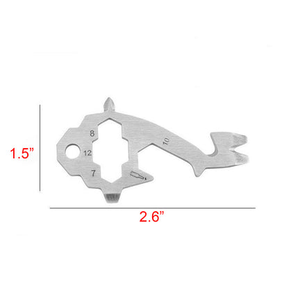 Stainless Steel Giraffe Shape Pocket Tool Card