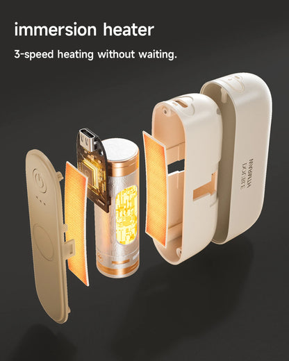 Magnetic 2 Packs Electric Hand Warmers 6000mAh