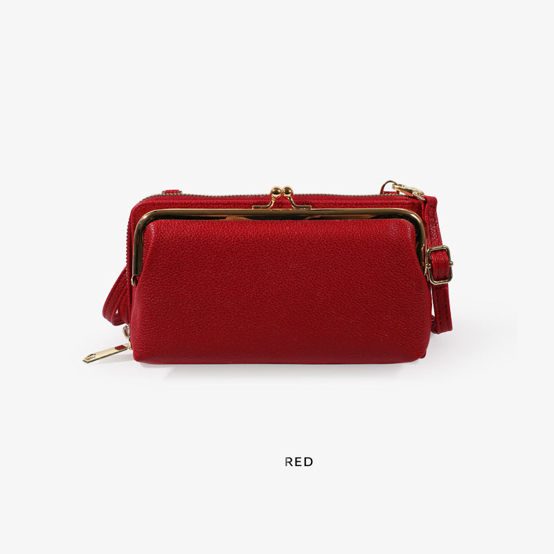 PU Leather Cell Phone Purse Bag Small Crossbody Bag Mini Messenger Bag Wallet Bag Shoulder Handbag