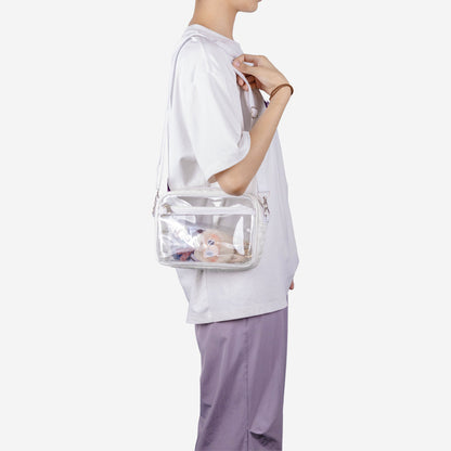 Transparent PVC Single Shoulder Crossbody Bag