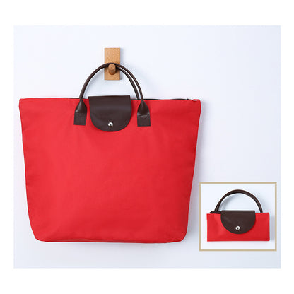 Folding Heavy Duty Oxford Groceries Bag Reusable Shopping Bags Large Foldable Tote Bag