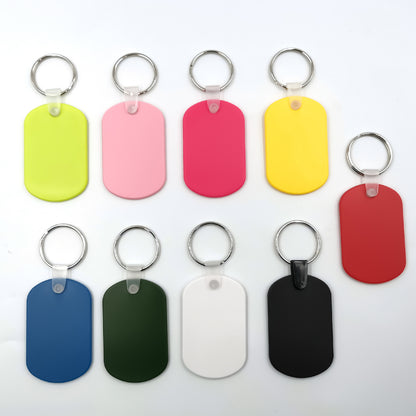 ABS Rectangular Key Tag