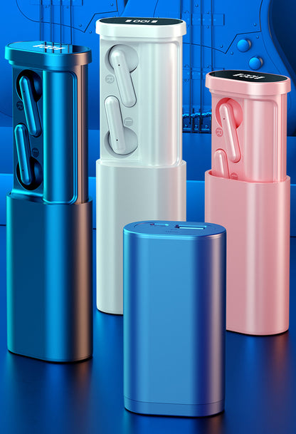 TWS Earbuds W/800 mAh Power Bank - Touch Version