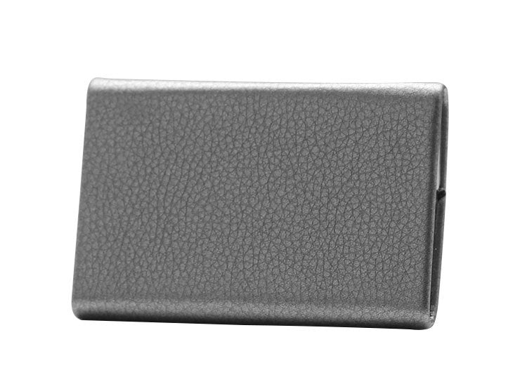Business Card Cases PU Leather Name Card Holders Stainless Steel Multi Card Holders for Men Women