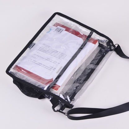 PVC Transparent School Bag Shoulder Bag Stadium Approved Bag Clear Bag Crossbody Bag