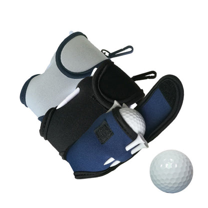 Neoprene Golf Ball Holder Pouch Golf Bag With 2 Golf Balls 4 Golf Tees