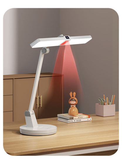 Desk Lamp Rechargeable Battery Operated, Modern Eye Caring 5 Brightness Adjustable Table Lamp