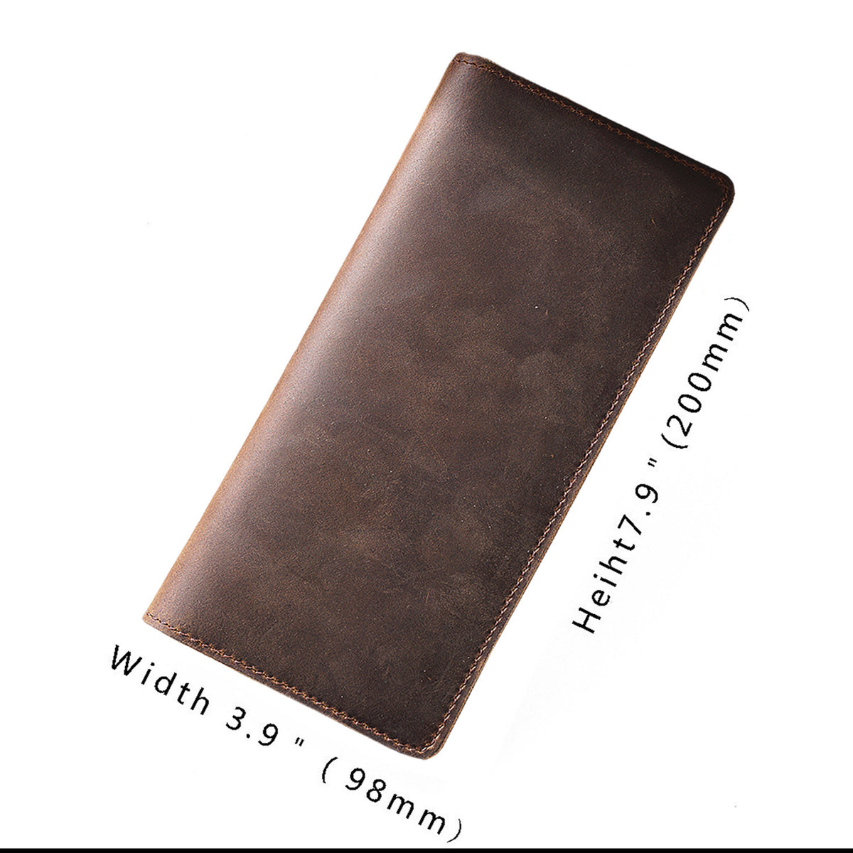 Crazy-horse Genuine Leather Passport Wallet