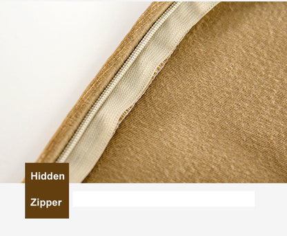 Full Printed 17.7 x 17.7" Premium Square Dutch Velvet Throw Pillowcase With Hidden Zipper