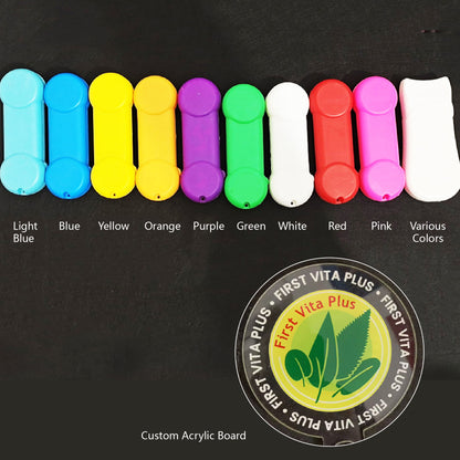 Music Festival Glow Stick Custom Shape Acrylic Glow Sign Handheld Support Stick - Red Glow