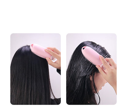 Silicone Toiletry Bottles with Hair Wash & Massage Function