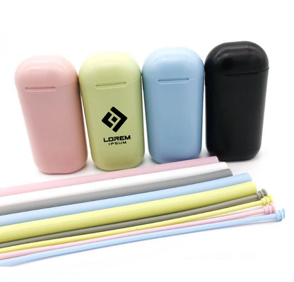 Silica Gel Folding Environmental Protection Straw