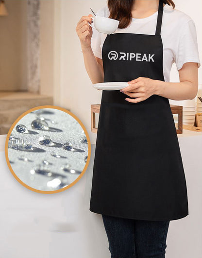27.5x33.5" No Pocket Unisex Polyester Apron Professional Bib Aprons For Kitchen Crafting BBQ