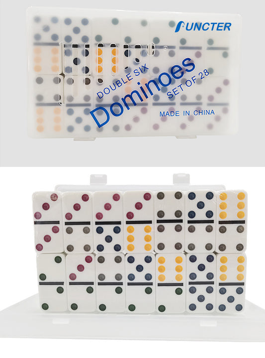 Double Six Dominoes W/A Plastic Box
