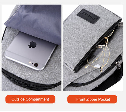 Men's Oxford Sling Bag Chest Crossbody Shoulder Bag