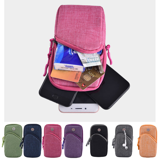 Two Pockets Convas Armband
