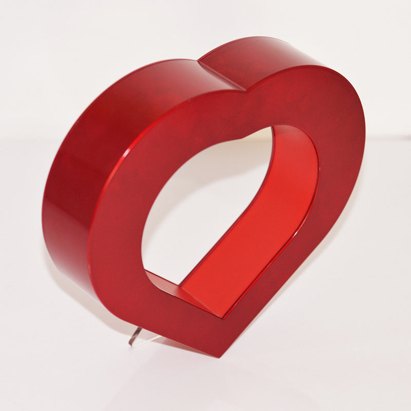 Heart Shaped Magnetic Floating Photo Frame