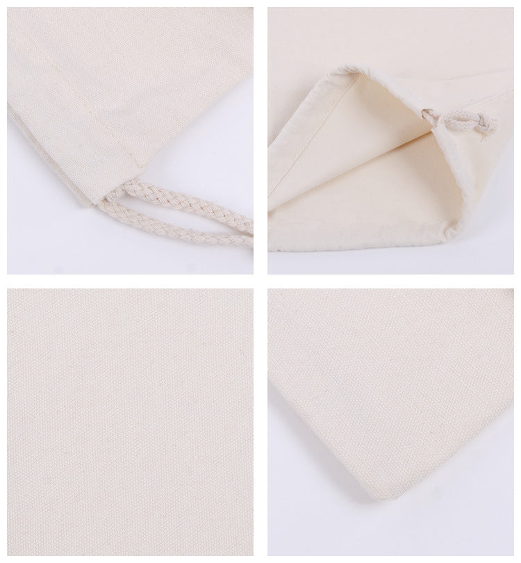 Custom Colorful 8 Oz Cotton Canvas Cloth Drawstring Bags Jewelry Wedding Candy Gift Bags
