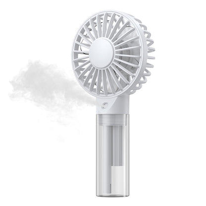 1800 mAh Portable Misting Fan Hand Held Small Personal Spray Fan W/Water Tank