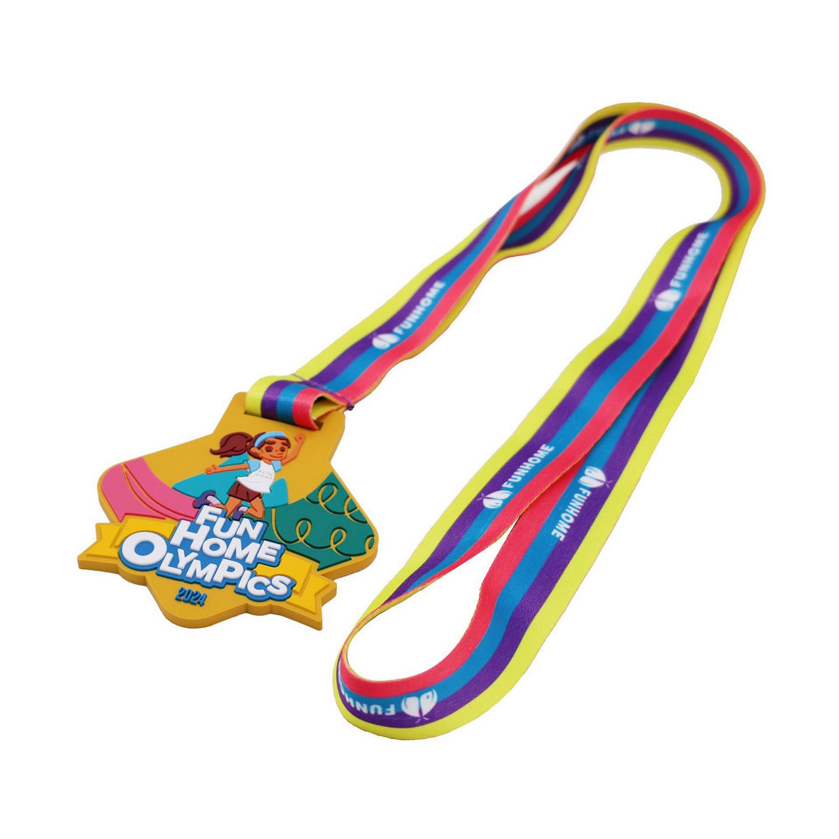 Custom 3D Embossed PVC Medal Sports Winner Medal for Kid Adults Award Prize Graduation Party