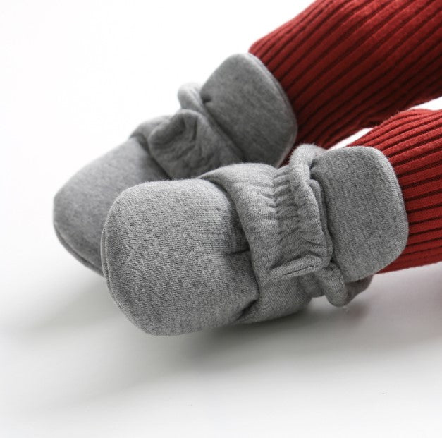 Cotton Baby Booties (0-6m)