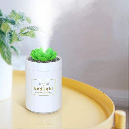 330ml Cactus Cool Misti Humidifier w/Auto Night Light