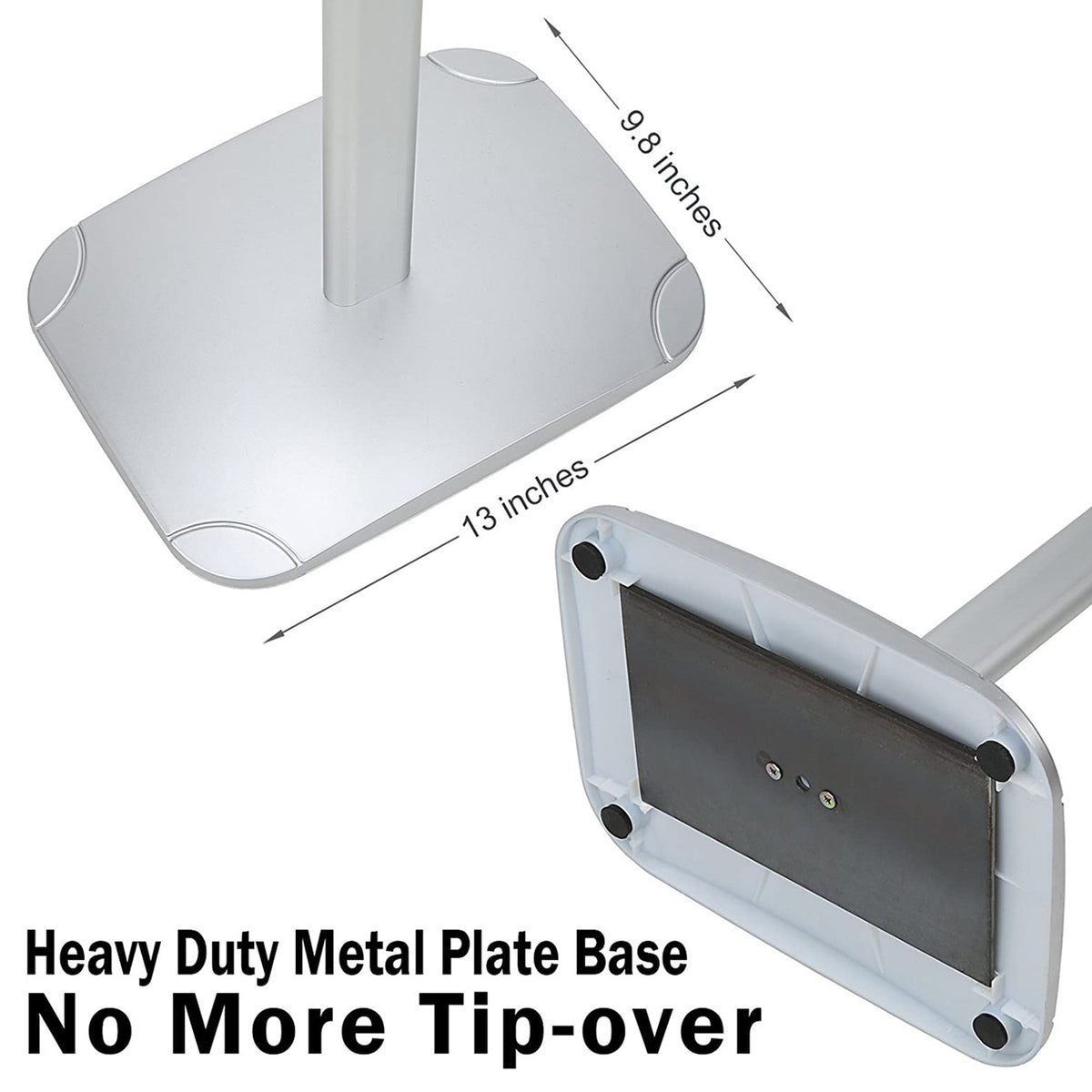 Heavy Duty Sign Holder Stand for Display Multiple A4 Size Landscape Poster, Menu, Flyer