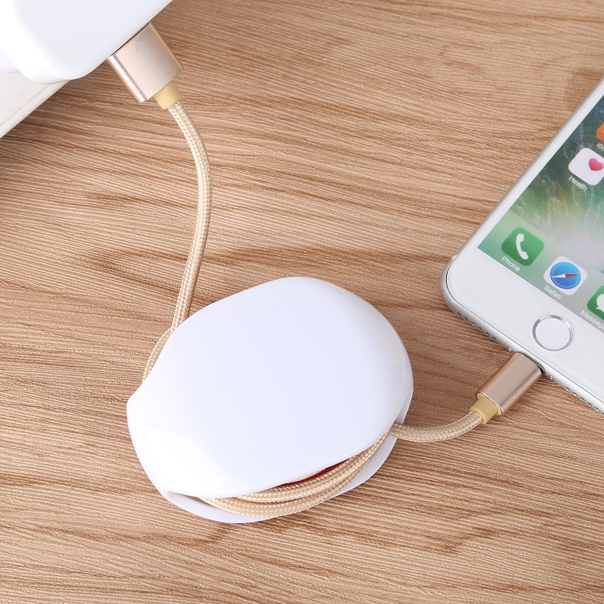 Automatic Wire Cord Winder Roll Earphone Cable Wrap Headphone Cable Holder Cable Case(Small Size)