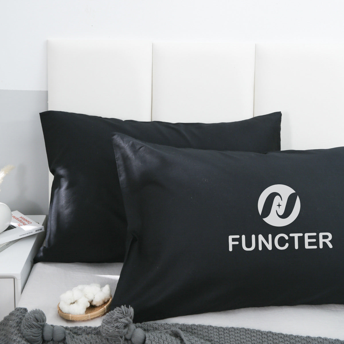 20 x 36" Premium Square Cotton Throw Pillowcase Pillow Cover With Hidden Zipper