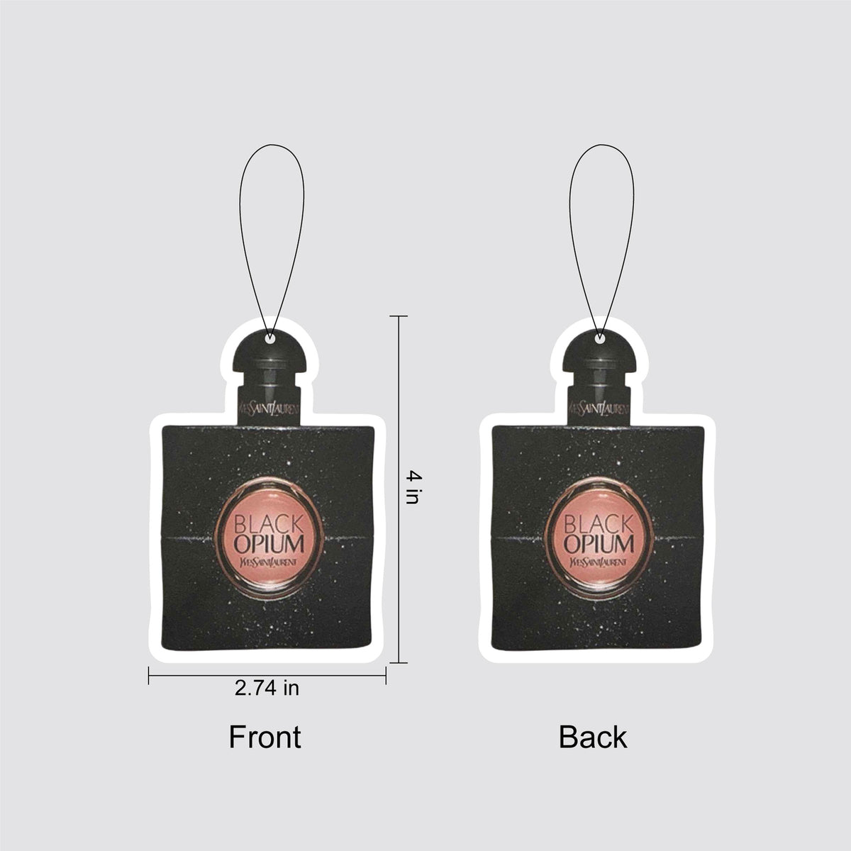 Perfume-shaped Paper Air Freshener