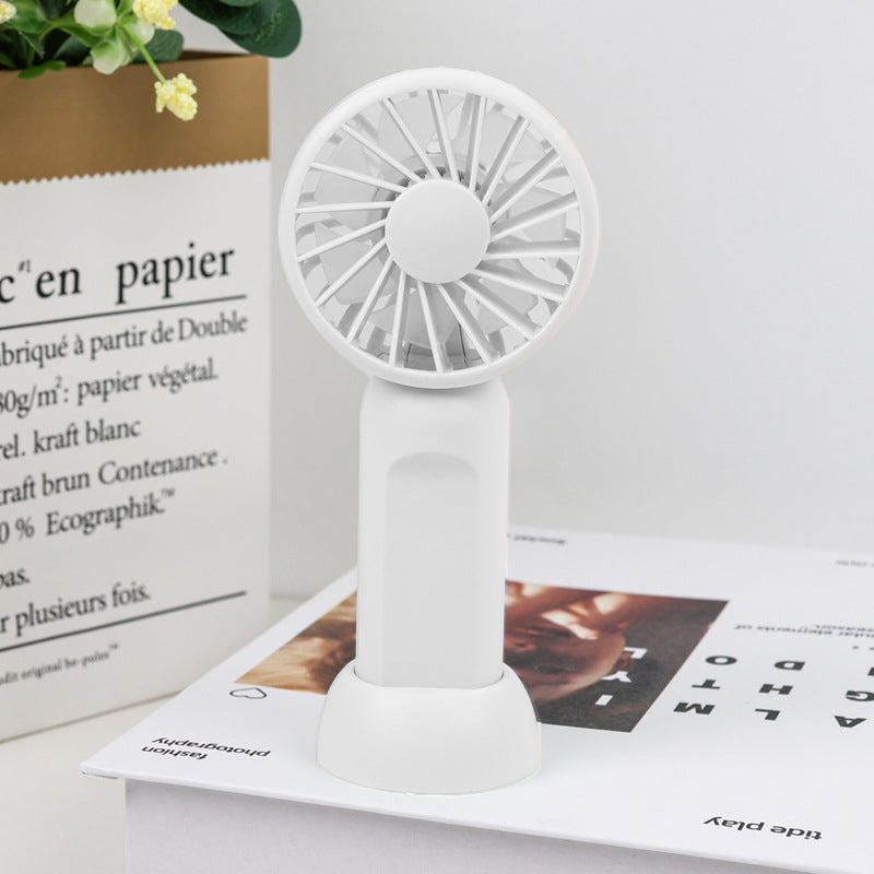 Rechargeable Mini Handheld Fan With 3 Levels Of Adjustable Wind Speed