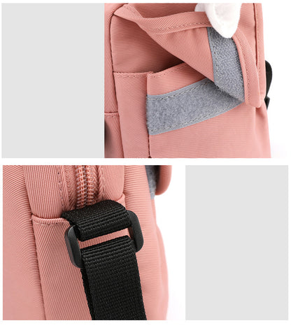 Nylon Mini Crossbody Bag Single Shoulder Bag Daily Cell Phone Purse Bag Stadium Approved Bag