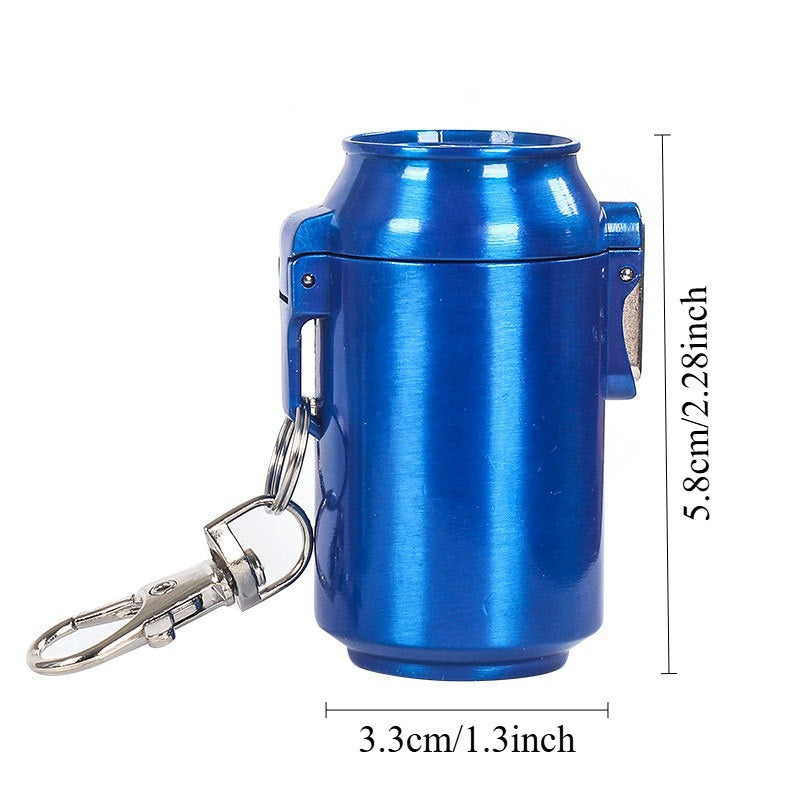 Zinc Alloy Pull-Tab Can Ashtray Keychain