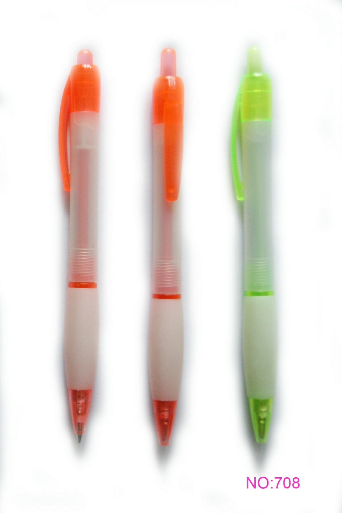 Plastic Retractable Ballpoint Pen