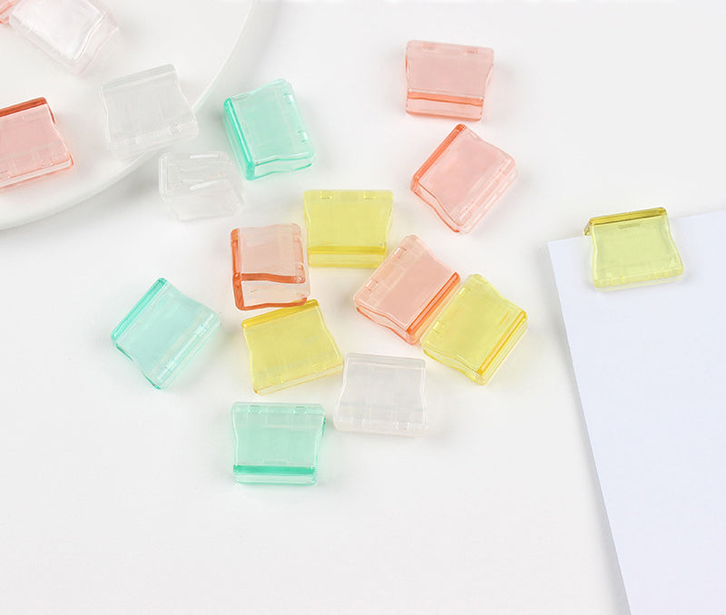 Transparent Book Clip Paper Clip Prevent Books From Curling Clip Bookmark