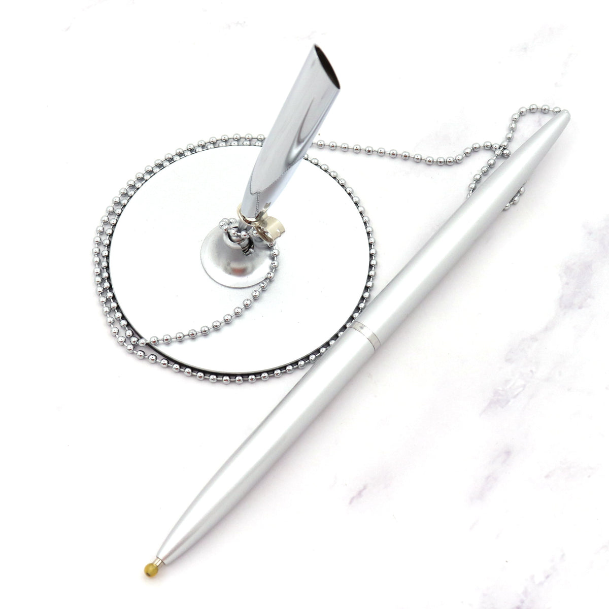 Gel Metal Pen w/A Base