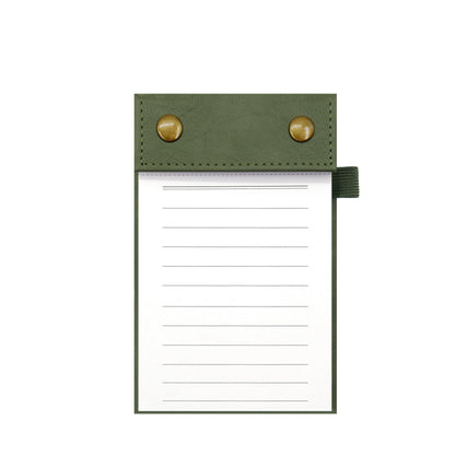 A6 Reusable Pocket Notepad Set Tear-Off Lined Pages W/ Pen Sleeve
