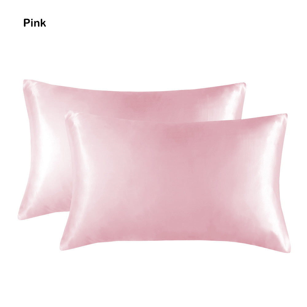 Full Printed 20 x 30" Premium Square Satin Silk Throw Pillowcase - Envelope Closure